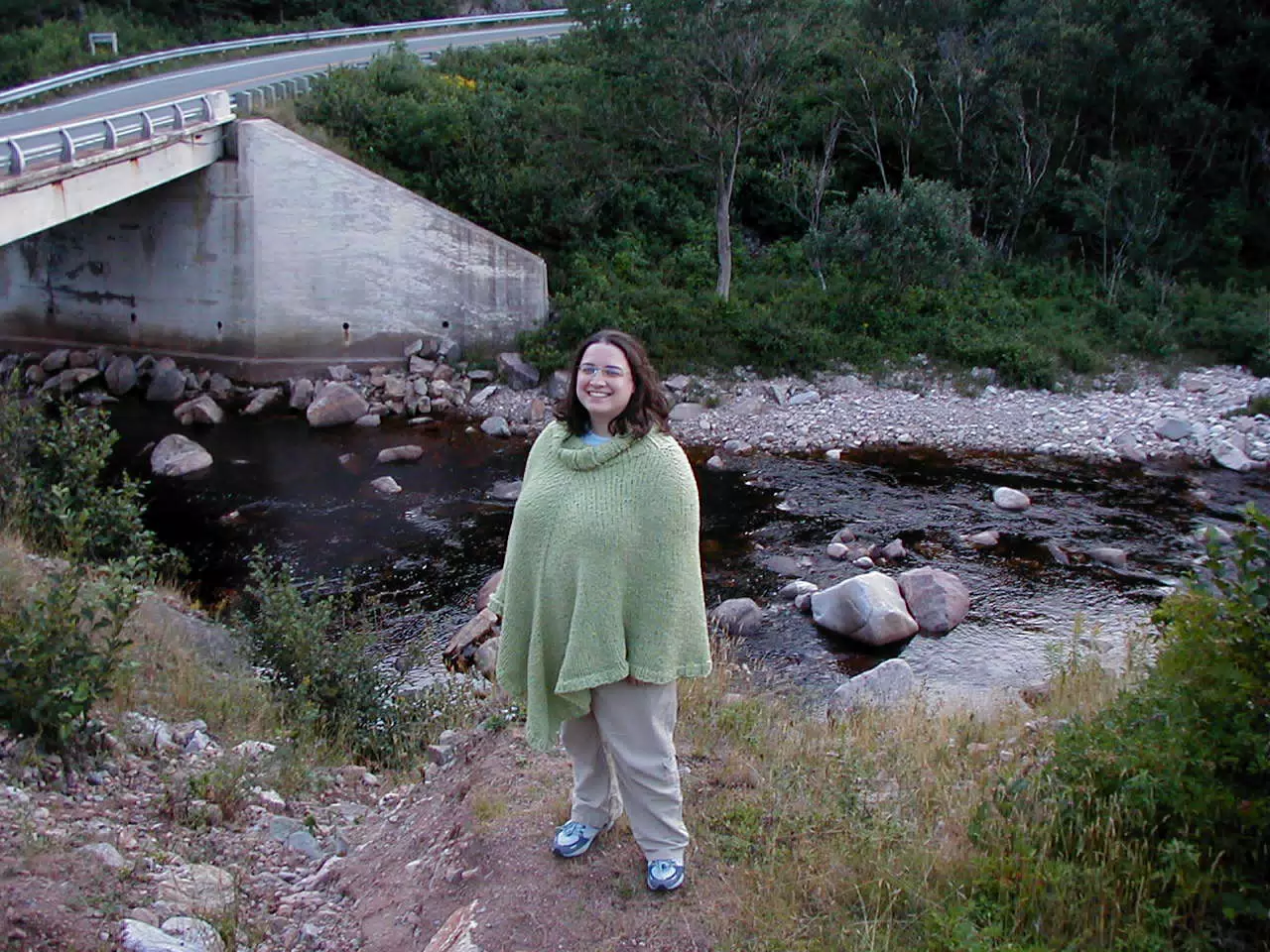 Dominica Miller in the Cape Breton Highlands
