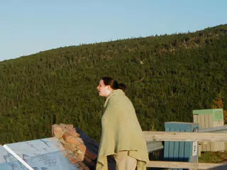 Dominica Miller Whale Watching in the Cape Breton Highlands