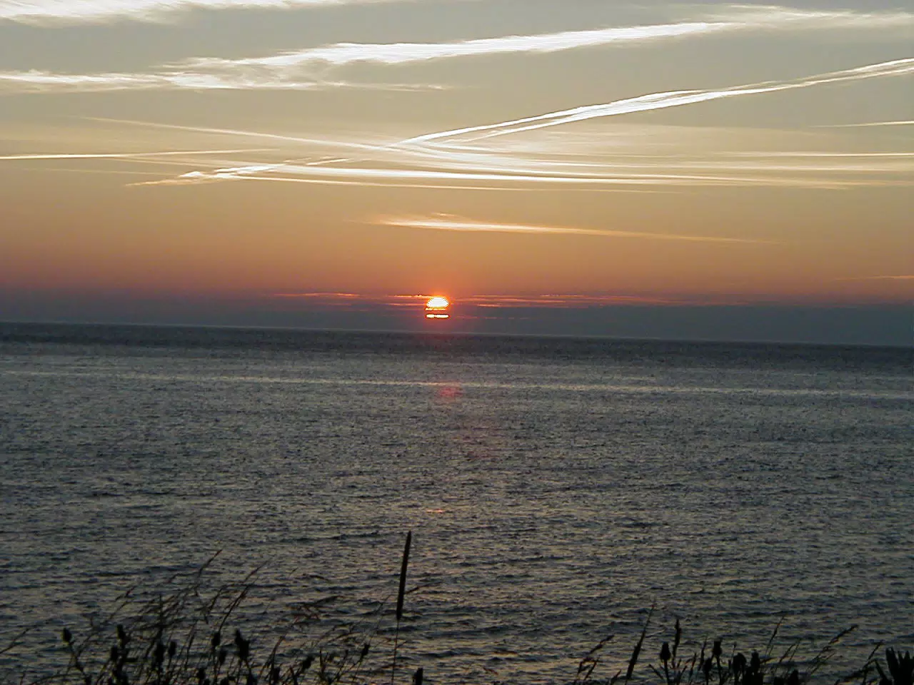 Sunset off of Cape Breton, Nova Scotia