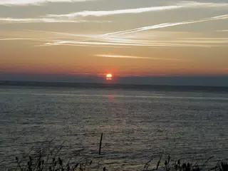 Sunset off of Cape Breton, Nova Scotia