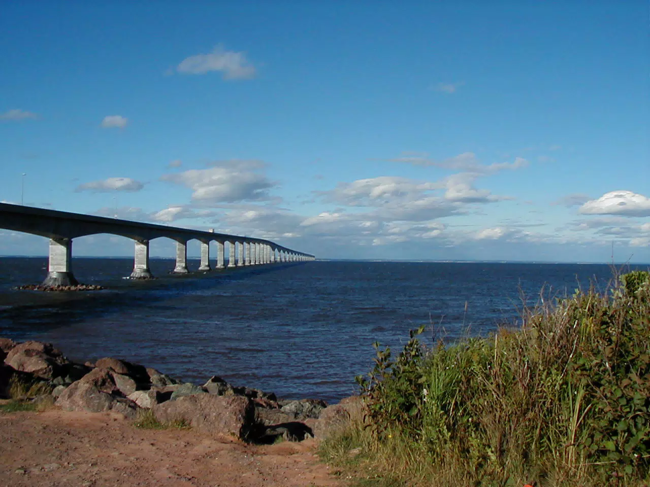 Confederation Bridge from New Brunswick