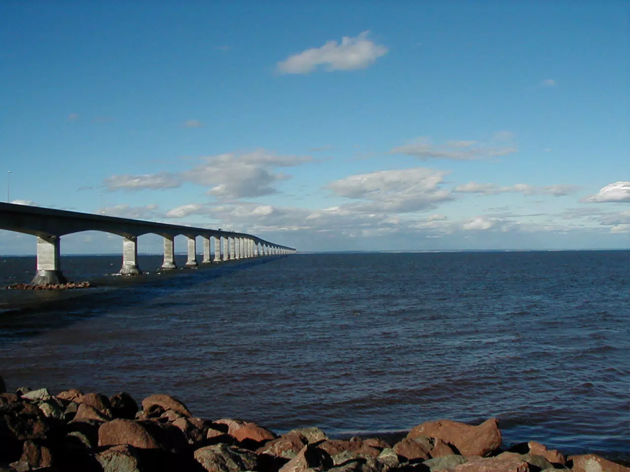 Confederation Bridge from New Brunswick