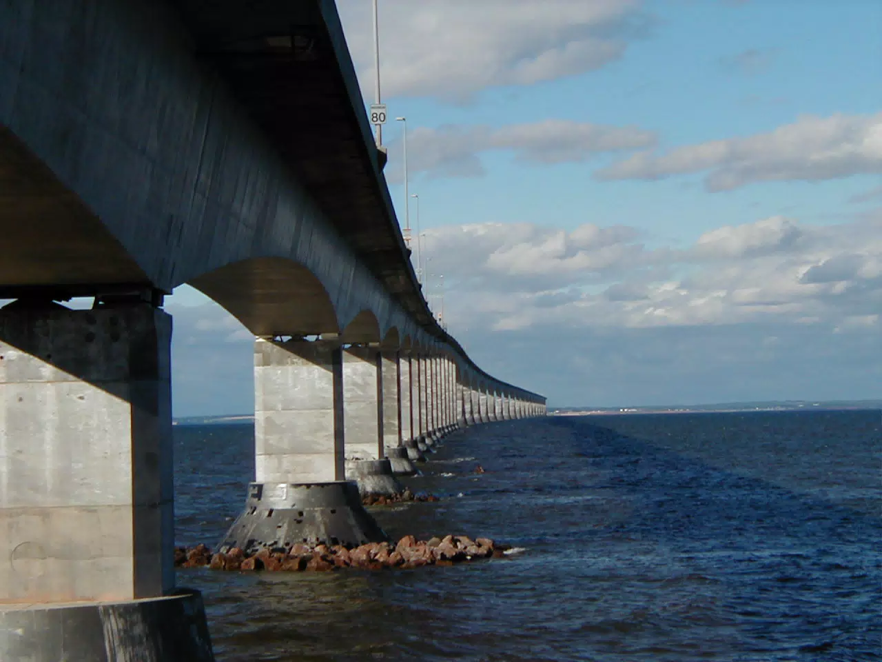 Confederation Bridge from New Brunswick