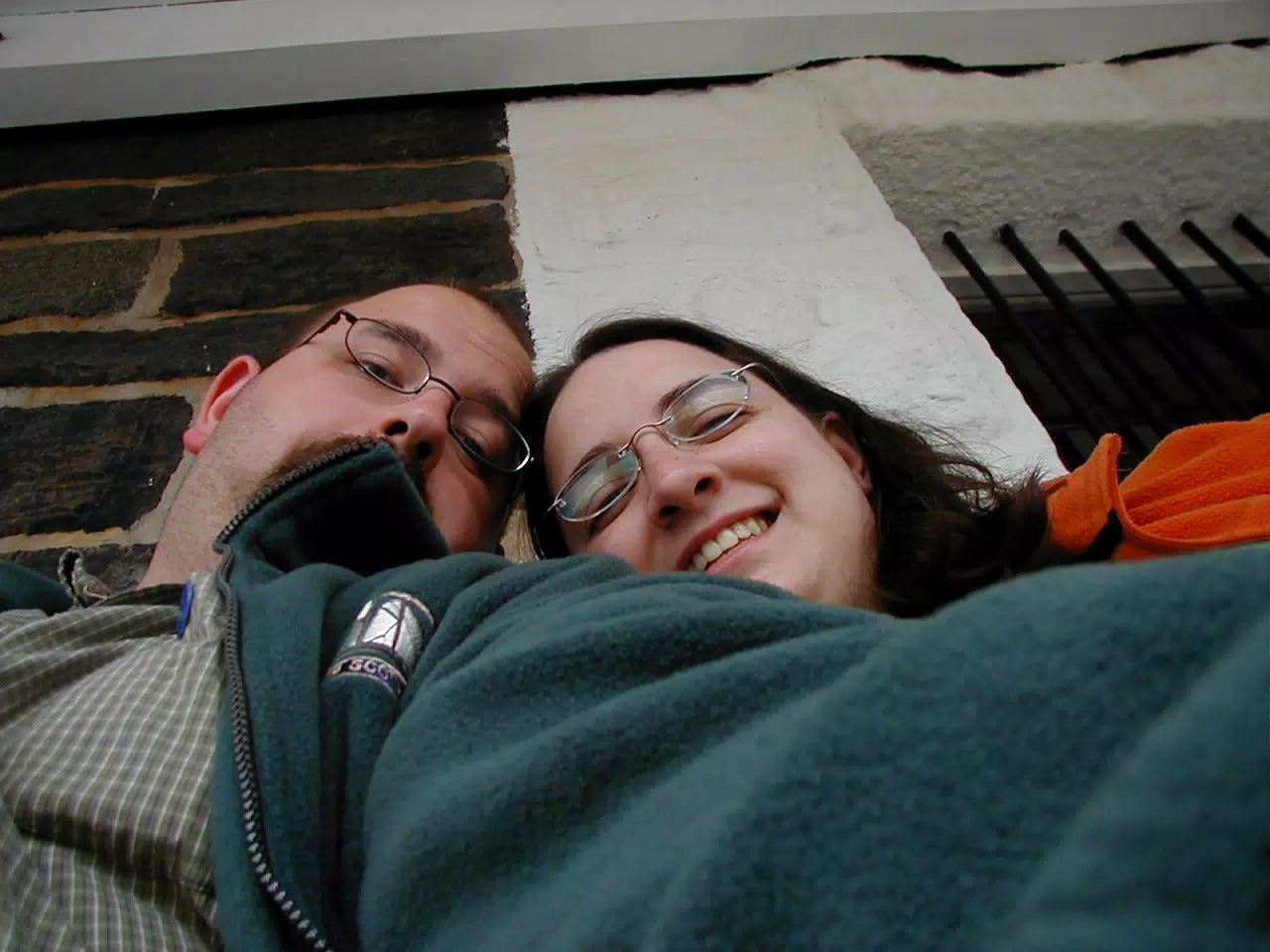 Scott Alan Miller and Dominica Miller on Their Honeymoon at the Halifax Citadel in Halifax, Nova Scotia