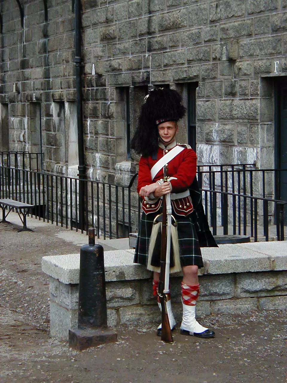 Guard at Halifax Citadel, Nova Scotia