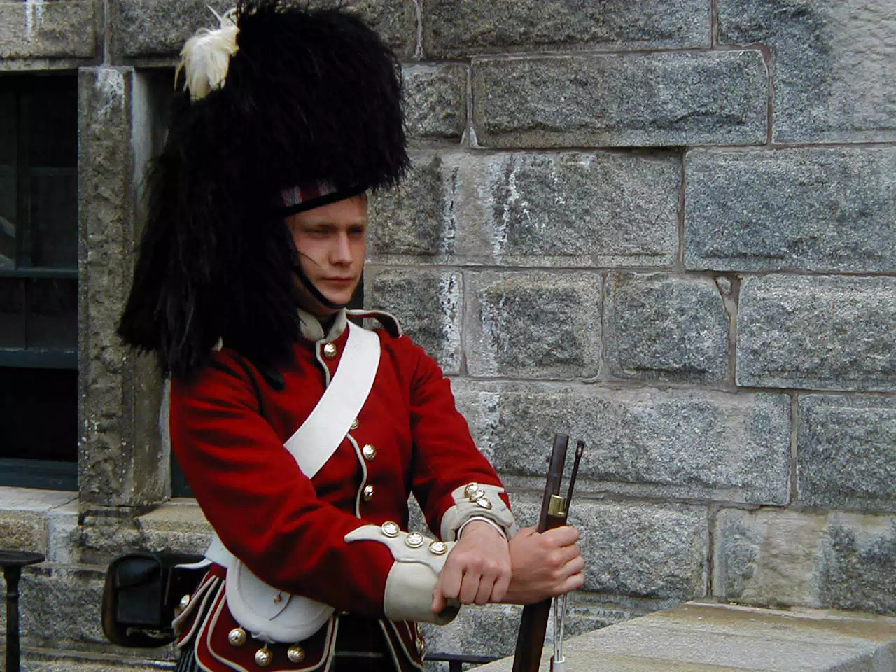 Guard at Halifax Citadel, Nova Scotia