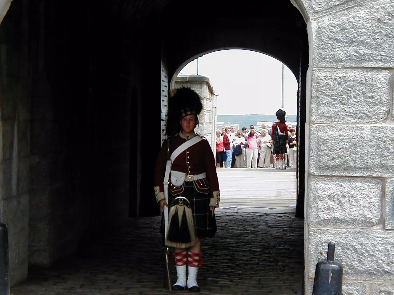 Guard at Halifax Citadel, Nova Scotia