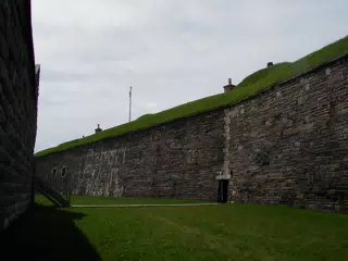 The "Moat" of the Halifax Citadel, Nova Scotia