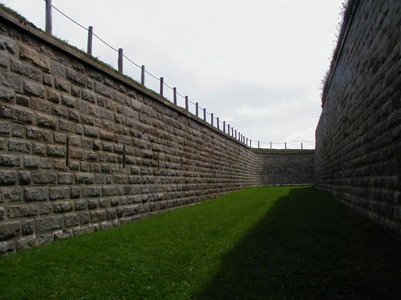 The "Moat" of the Halifax Citadel, Nova Scotia
