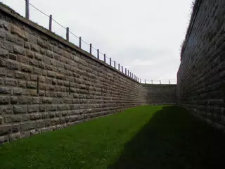 The "Moat" of the Halifax Citadel, Nova Scotia