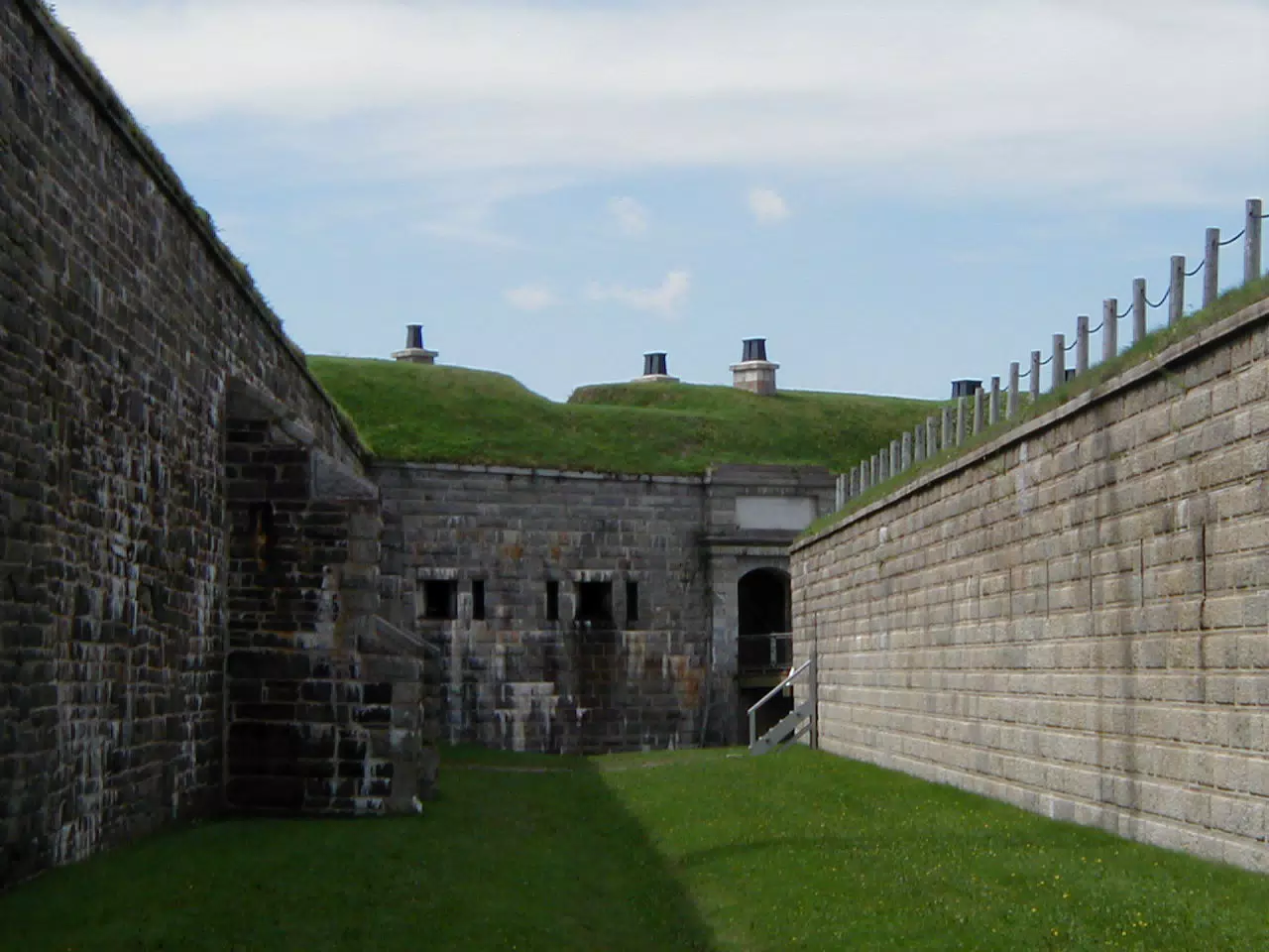 The "Moat" of the Halifax Citadel, Nova Scotia