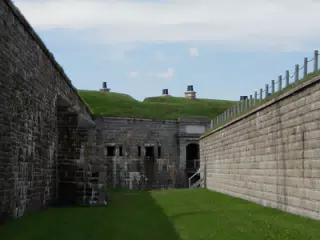 The "Moat" of the Halifax Citadel, Nova Scotia