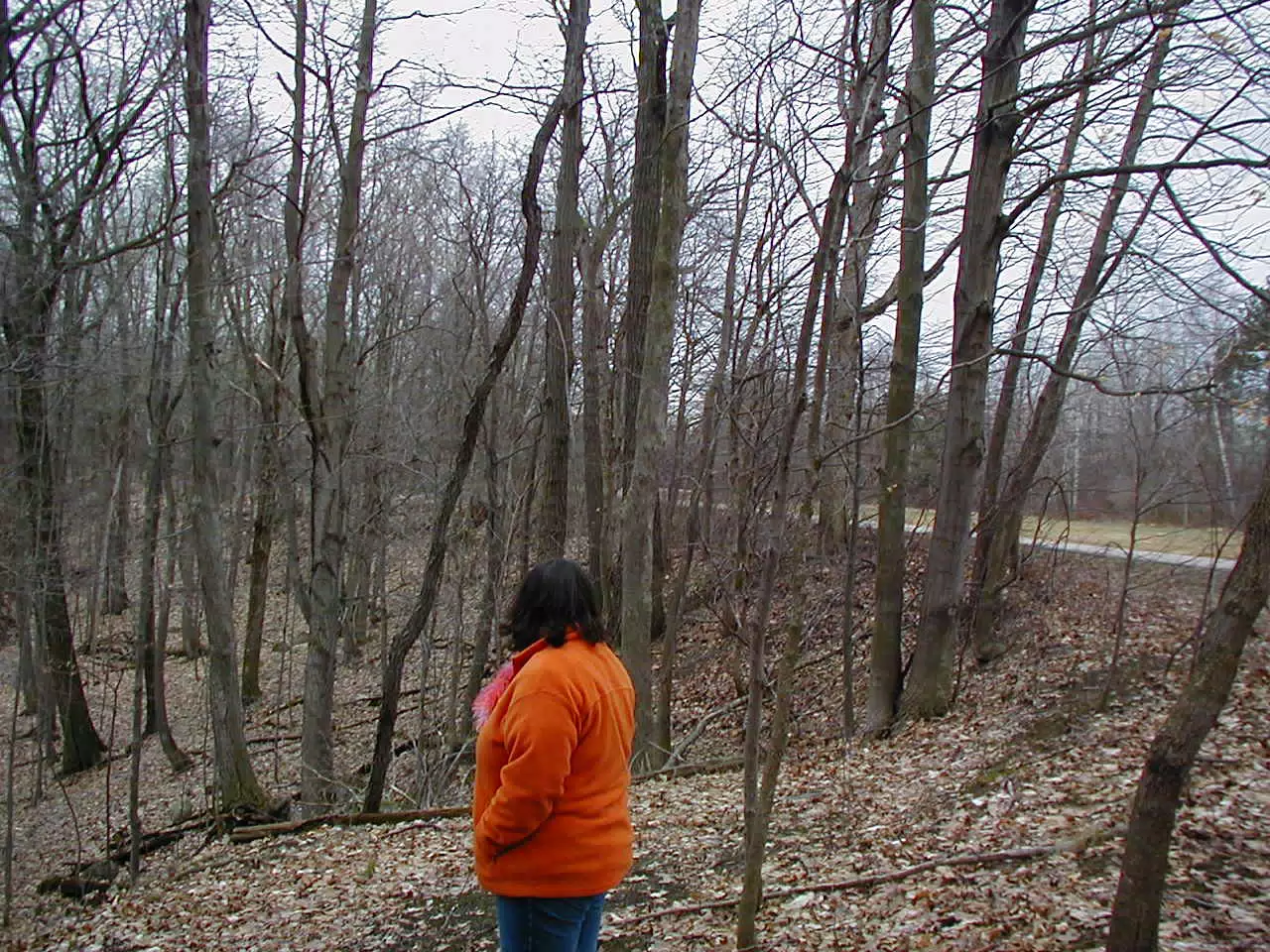 Dominica Miller in Letchworth State Park, New York