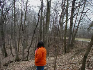 Dominica Miller in Letchworth State Park, New York