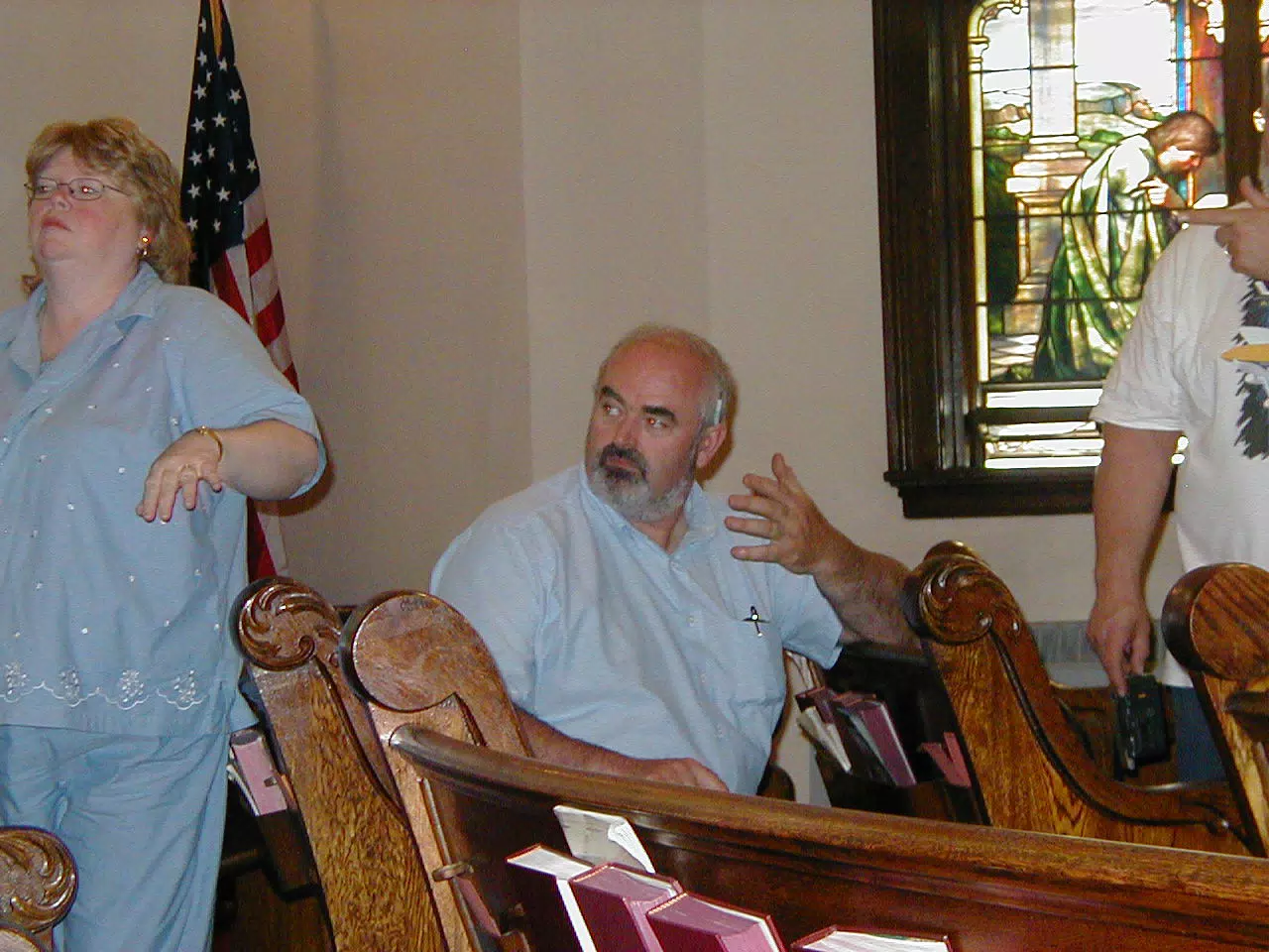 Eric Parker at Nate and Tammy's Wedding Rehearsal