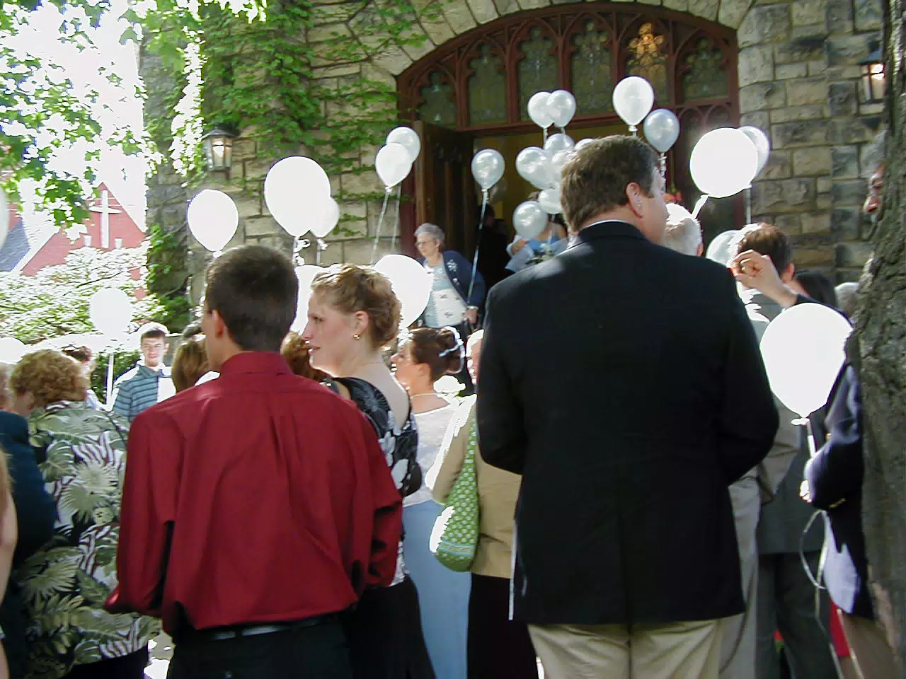 Reception Line at Nate and Tammy's Wedding