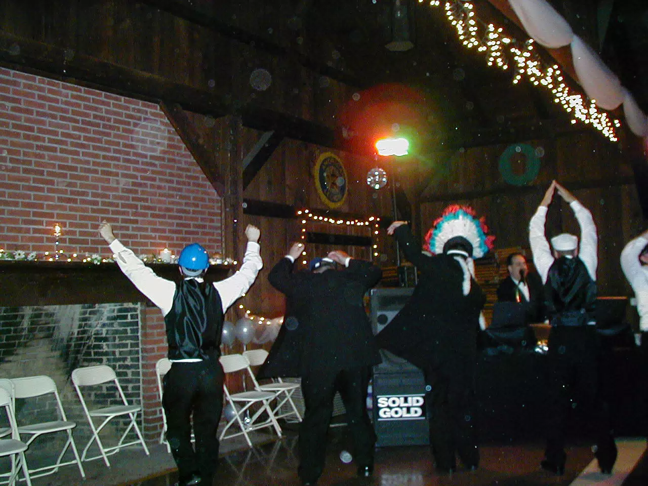 Groomsmen Dancing at Nate and Tammy's Wedding