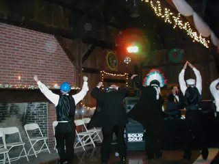Groomsmen Dancing at Nate and Tammy's Wedding