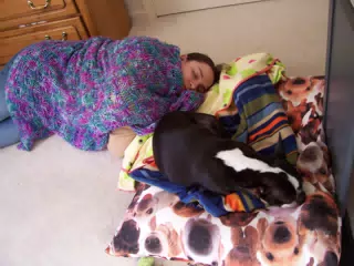 Dominica Miller and Oreo