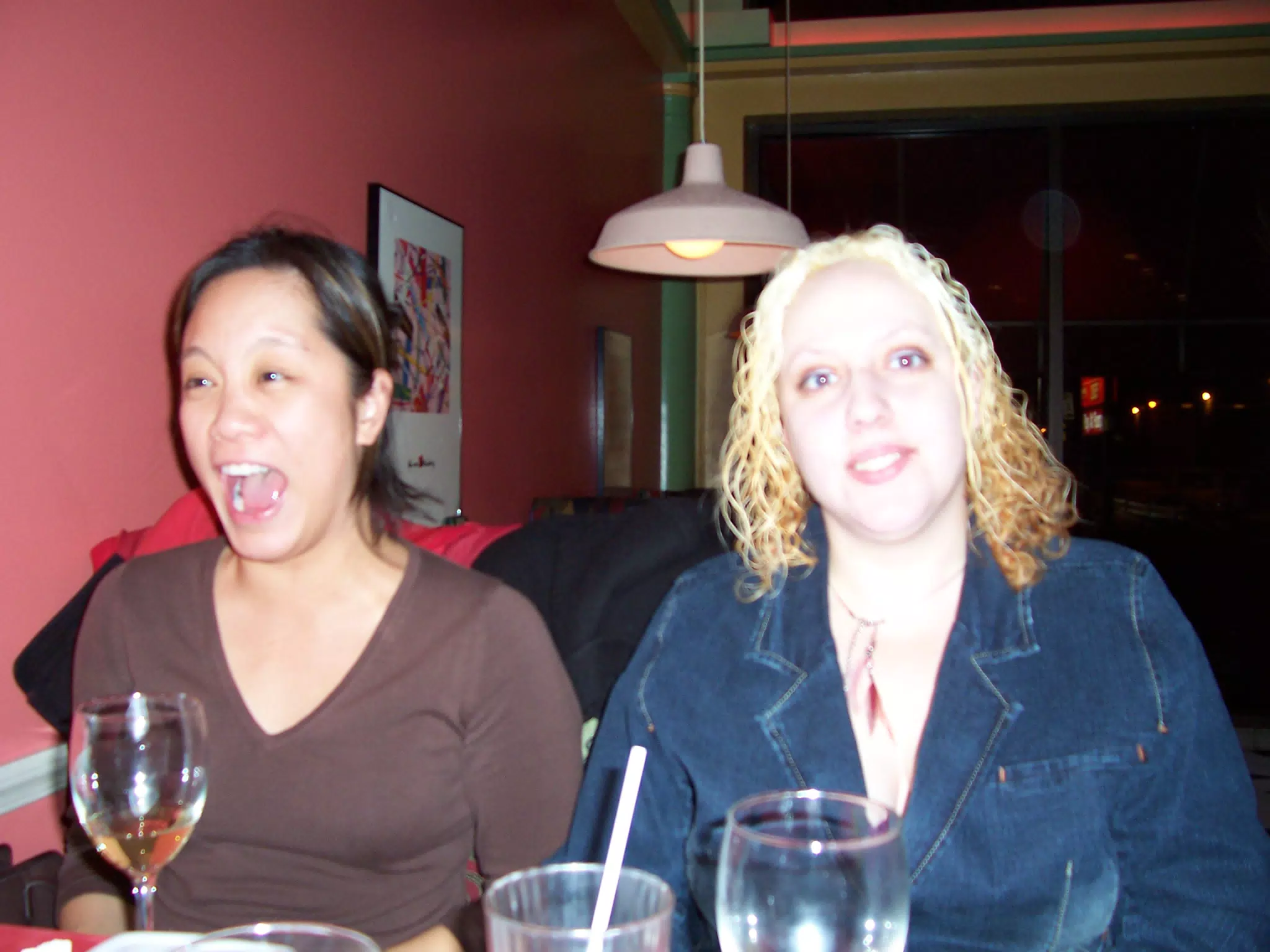 Jenn and Tricia at Basha in Rochester, NY