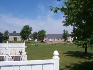 Geneseo Townhouse - Backyard from Deck