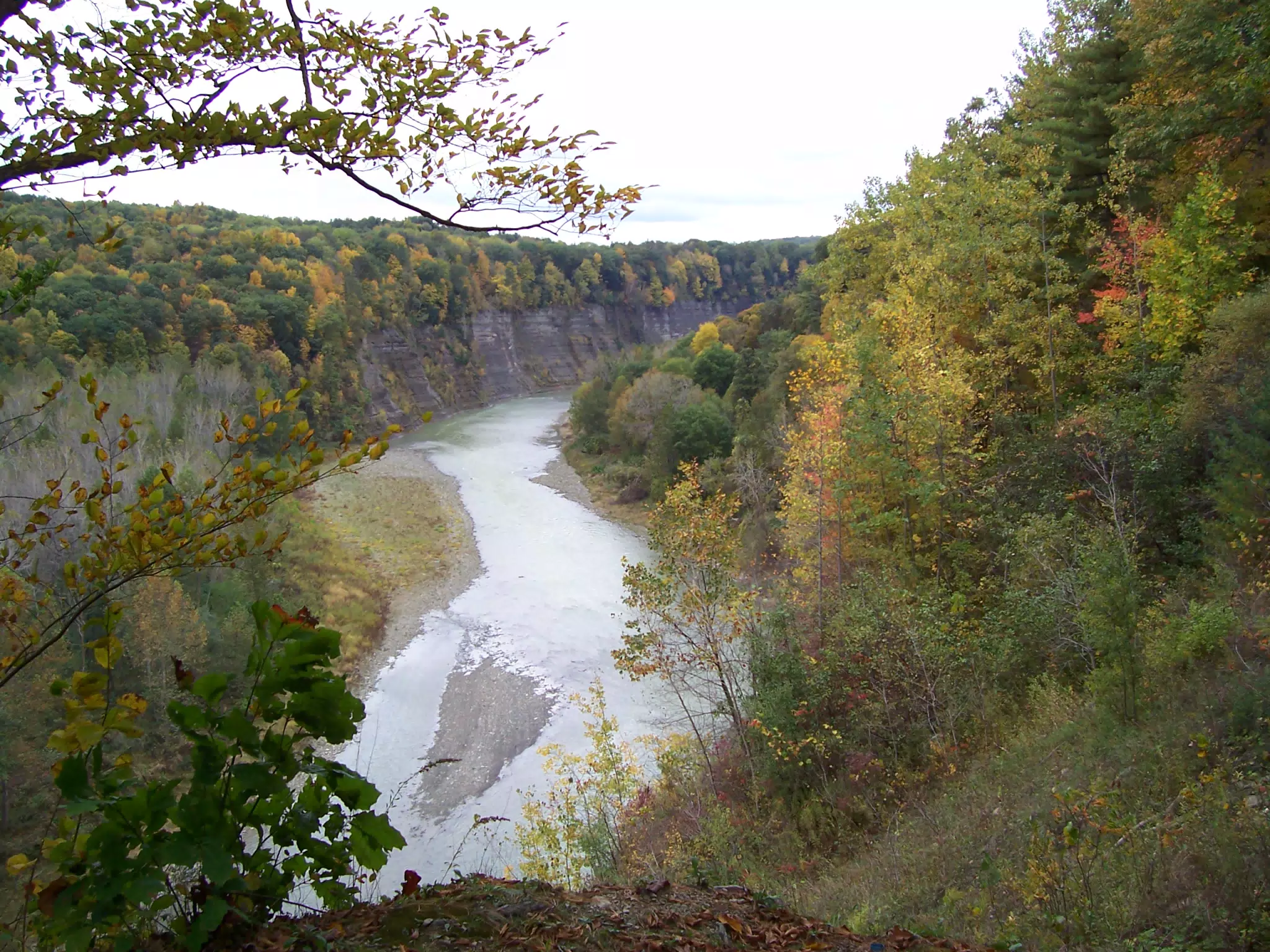 Genesee River Gorge in Letchworth State Park, New York