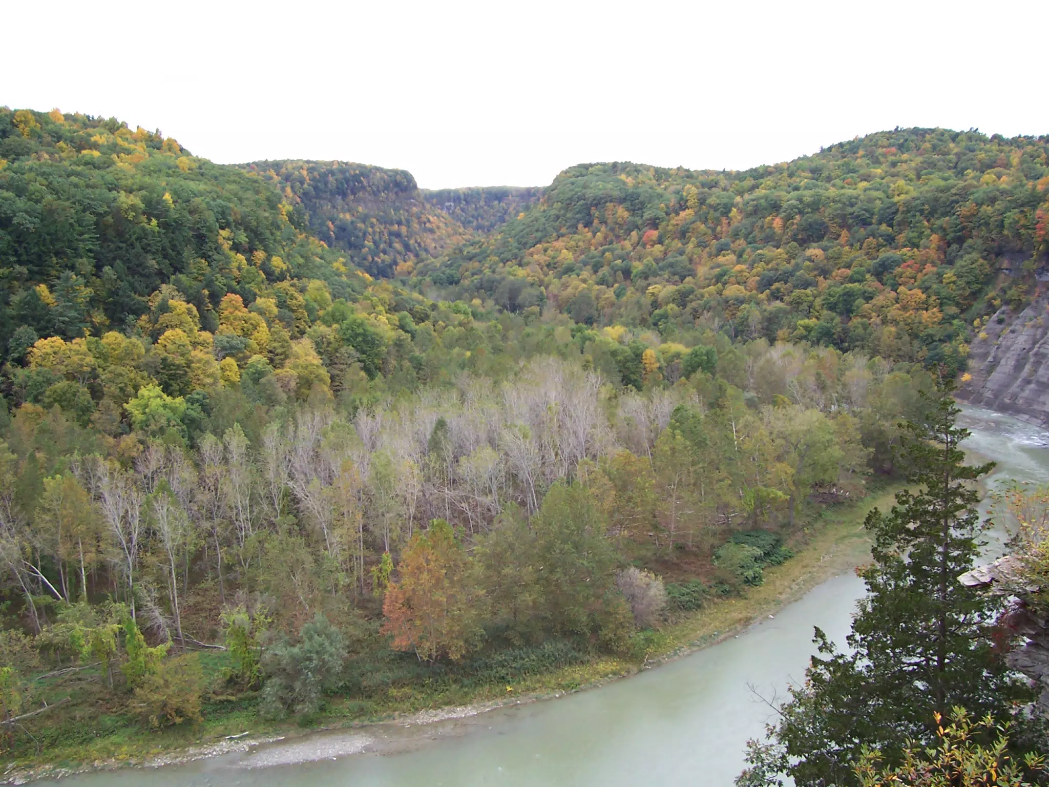 Genesee River Gorge in Letchworth State Park, New York