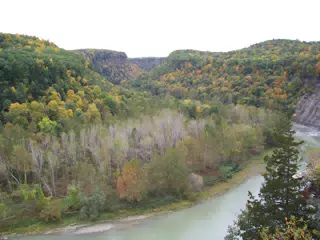 Genesee River Gorge in Letchworth State Park, New York