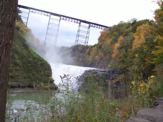 Train Trestle over the Upper Falls
