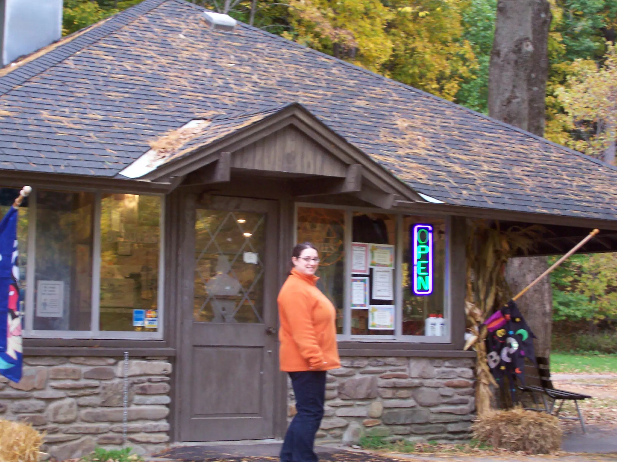 Dominica Miller at Letchworth State Park Snack Bar at Upper Falls