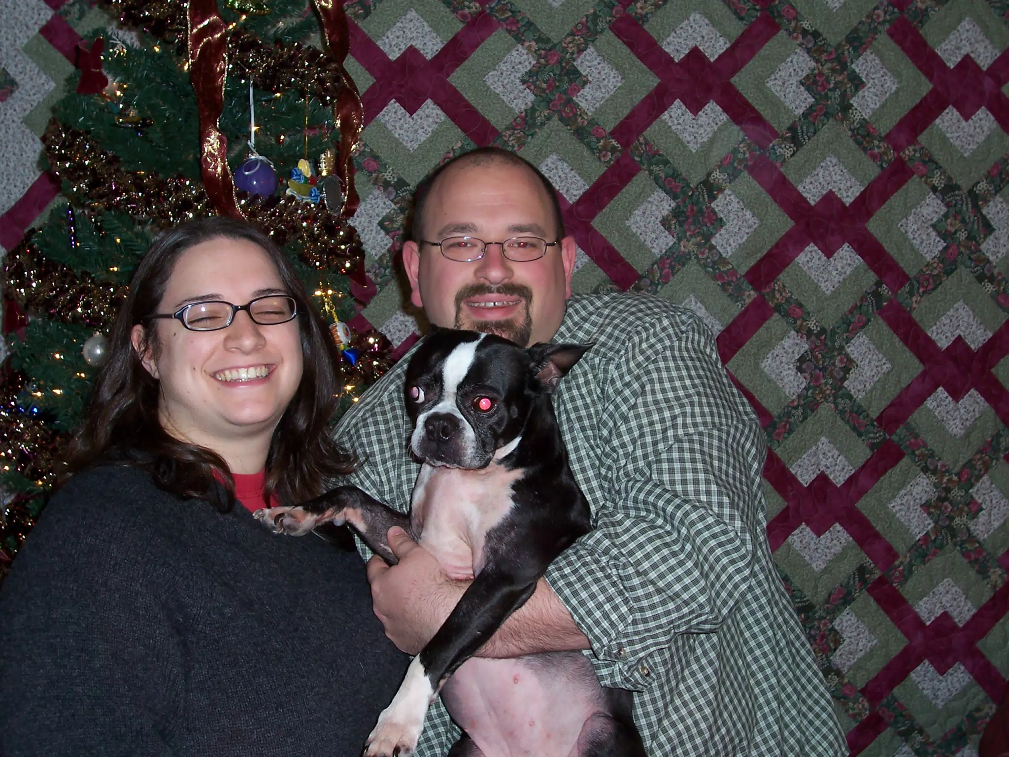 Dominica Miller, Oreo and Scott Alan Miller - Christmas Card Candidate