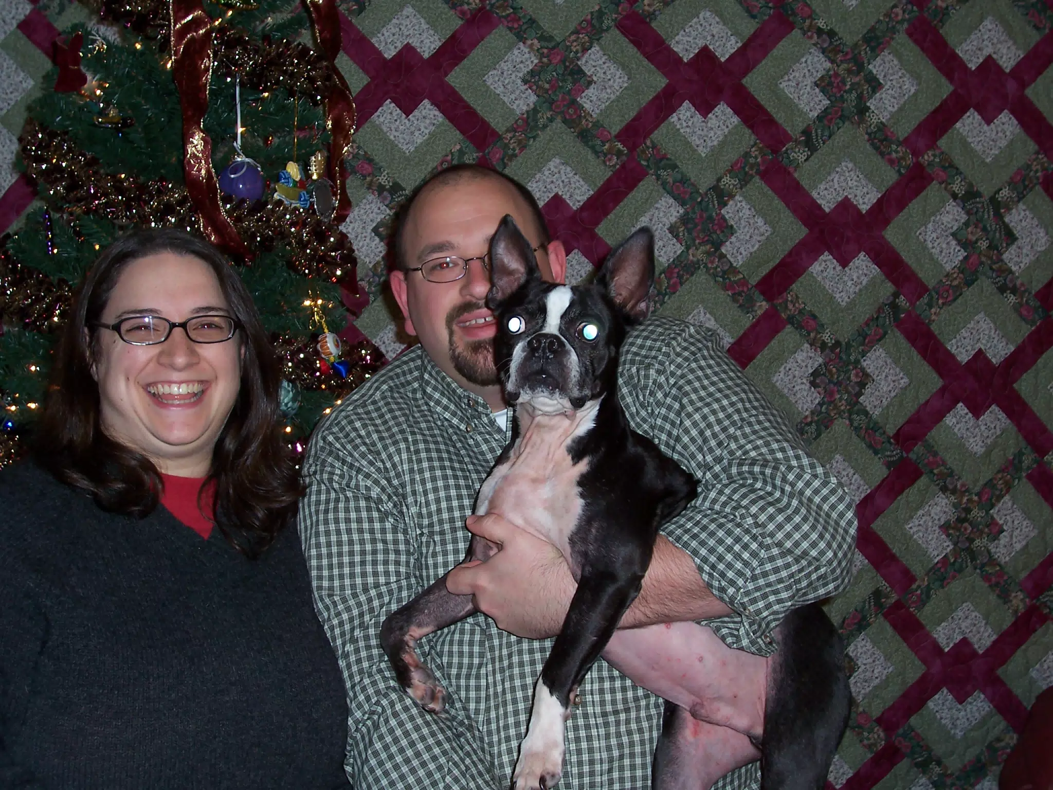 Dominica Miller, Oreo and Scott Alan Miller - Christmas Card Candidate
