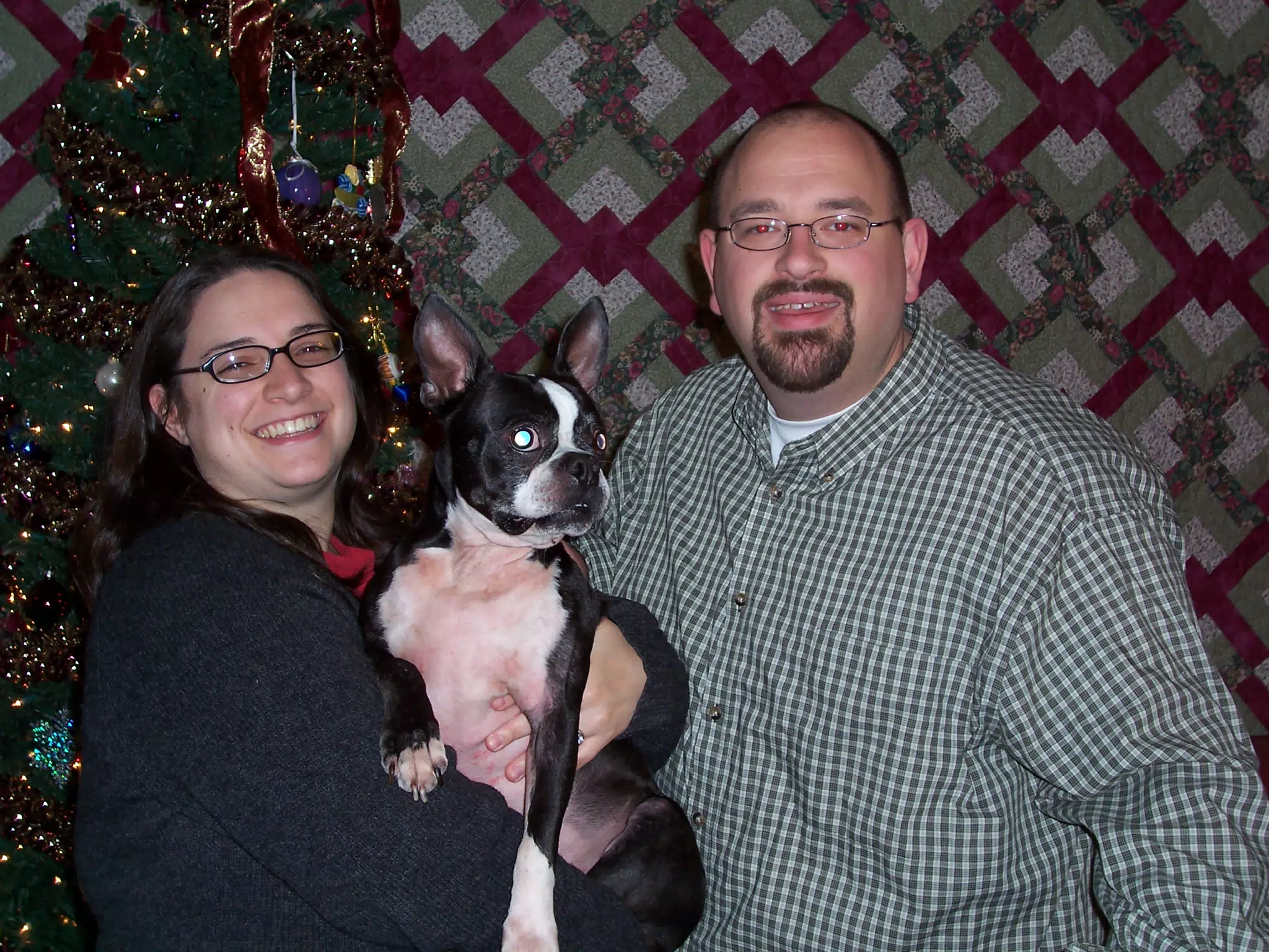 Dominica Miller, Oreo and Scott Alan Miller - Christmas Card Candidate