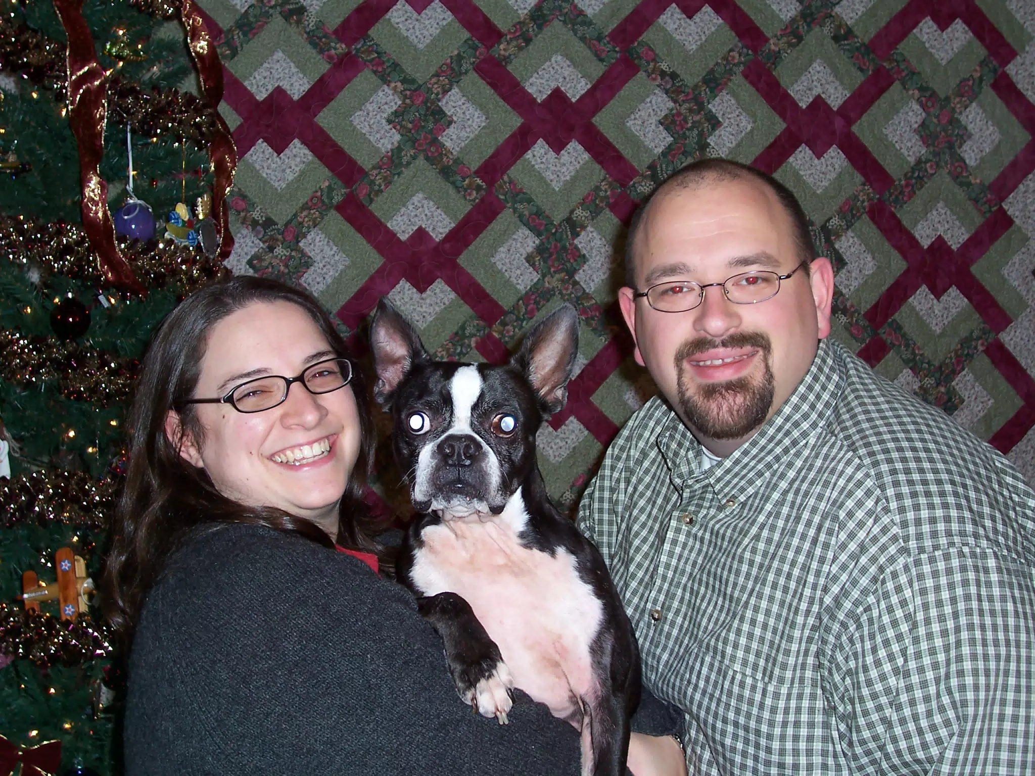 Dominica Miller, Oreo and Scott Alan Miller - Christmas Card Candidate