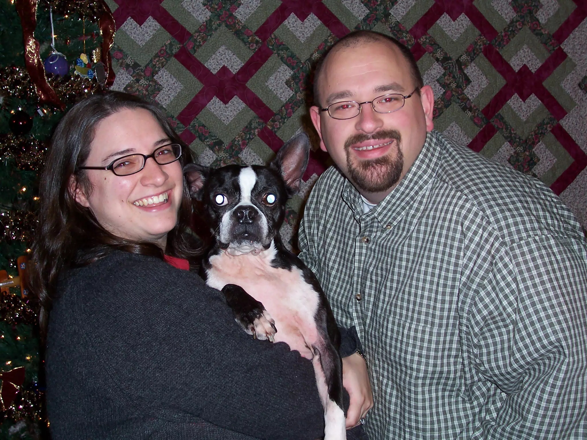 Dominica Miller, Oreo and Scott Alan Miller - Christmas Card Candidate