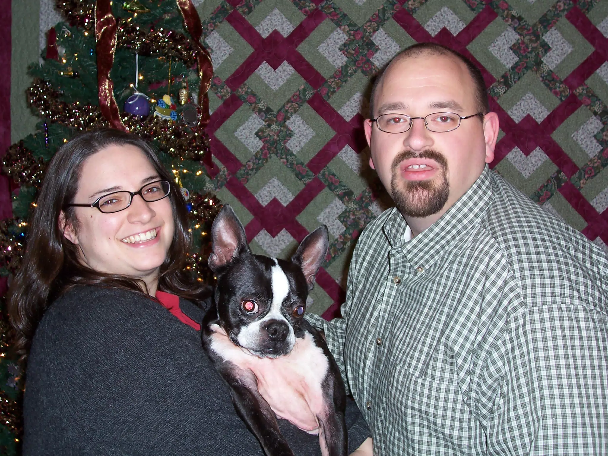 Dominica Miller, Oreo and Scott Alan Miller - Christmas Card Candidate