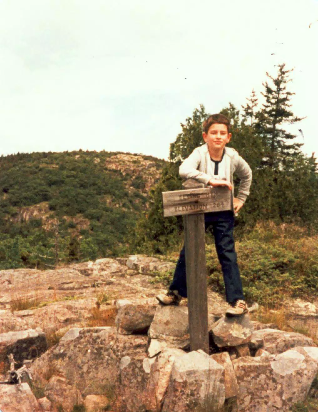 Scott Alan Miller at Flying Mountain Peak in Acadia National Park, Maine