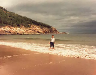 Scott Alan Miller in Atlantic Ocean, Mount Desert Island, Maine