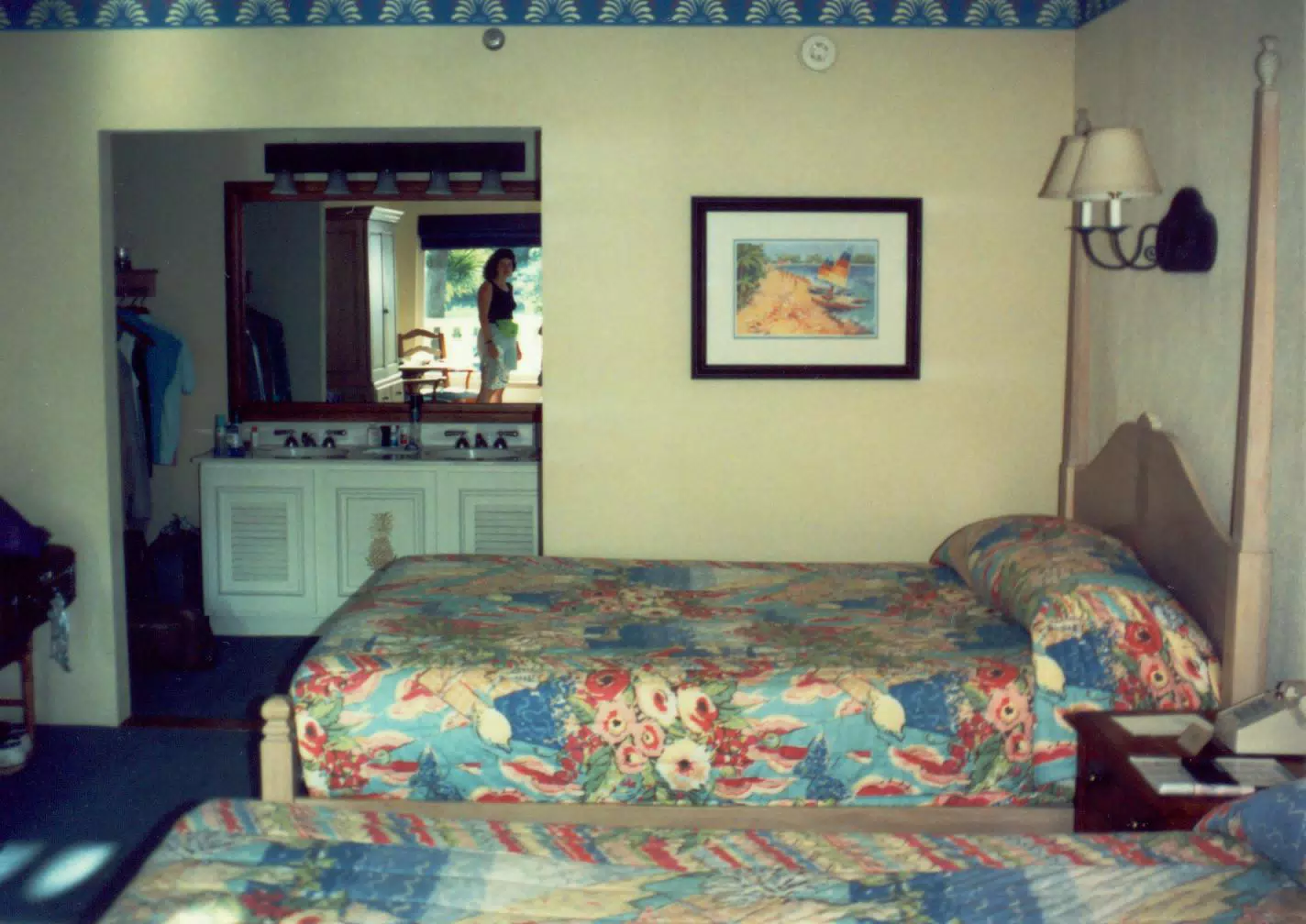 Hotel Room at Carribean Beach Resort in Walt Disney World