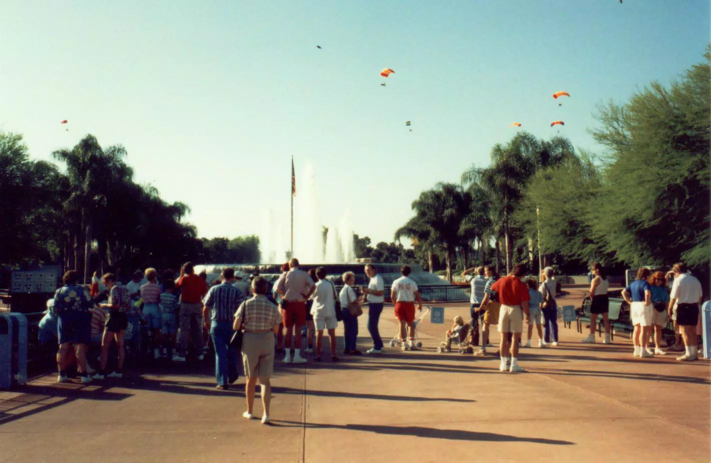 Fountain in Walt Disney World
