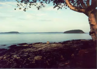Atlantic Ocean from Bar Harbor, Maine