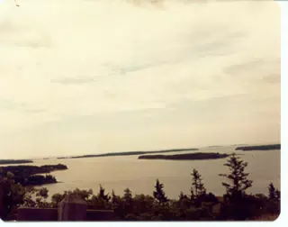 Atlantic Ocean from Bar Harbor, Maine