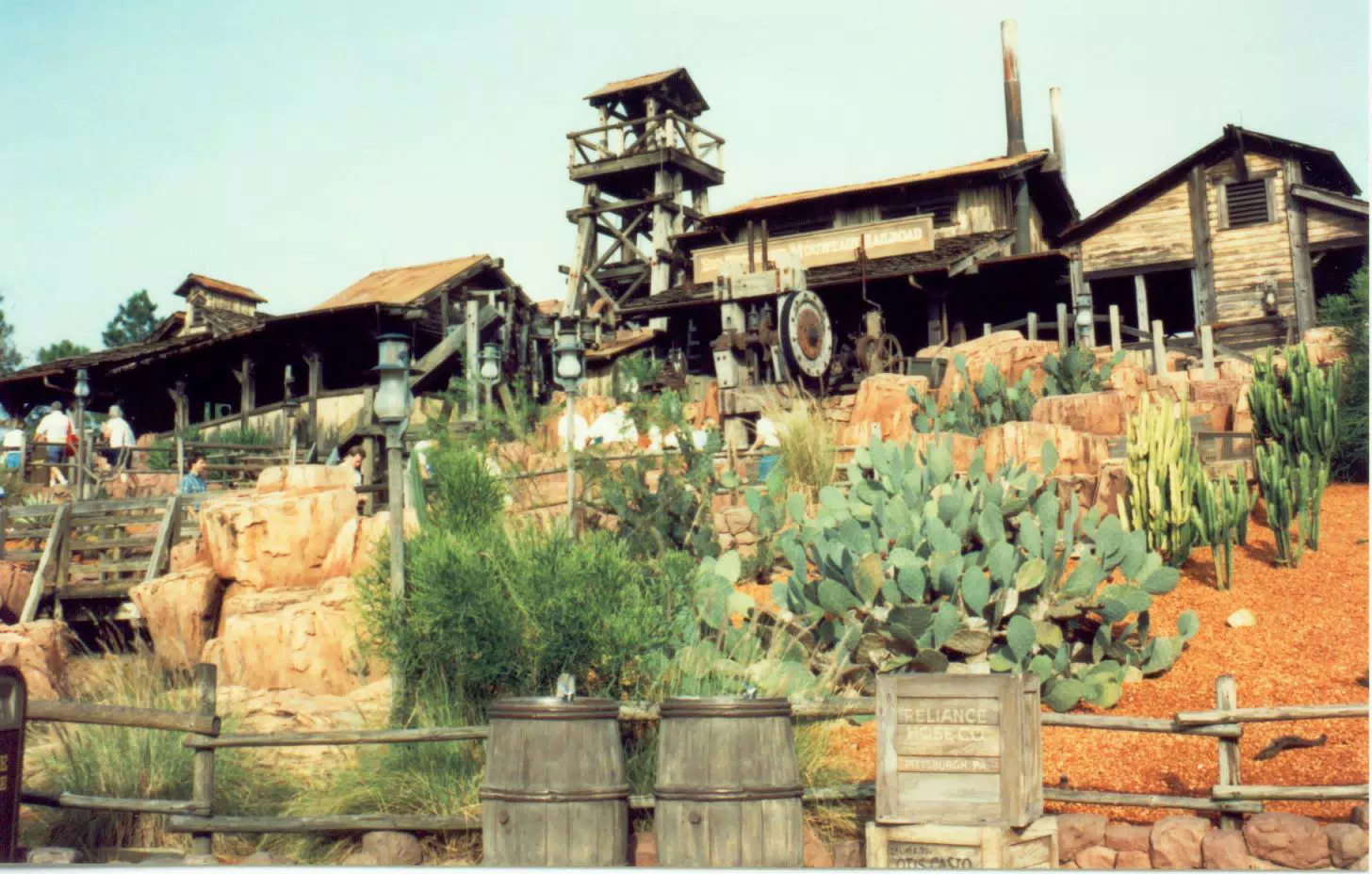 Big Thunder Mountain Railroad Station in Frontierland
