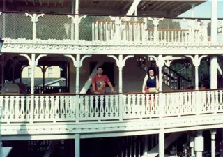 Scott Alan Miller and Karen Miller on Pleasure Island Riverboat, Walt Disney World