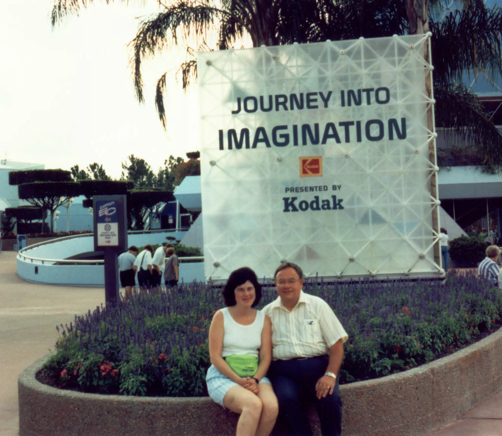 Karen Miller and Thomas Alan Miller at Journey Into Imagination in Epcot