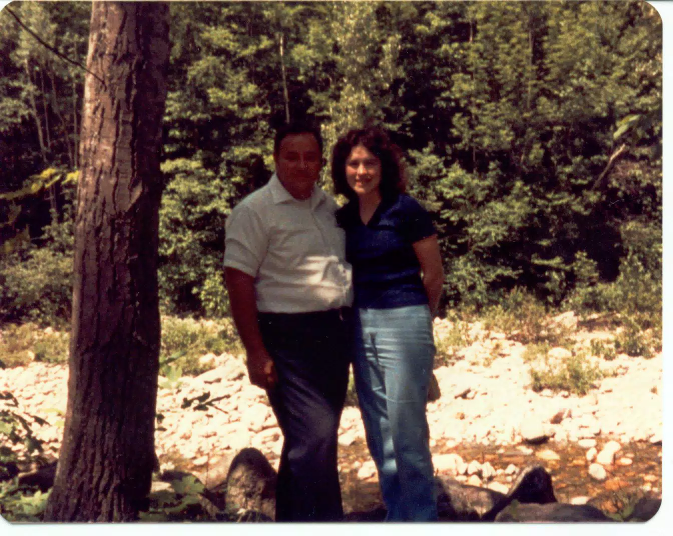 Thomas Alan Miller and Karen Miller in Acadia National Park on Mount Desert Island, Maine