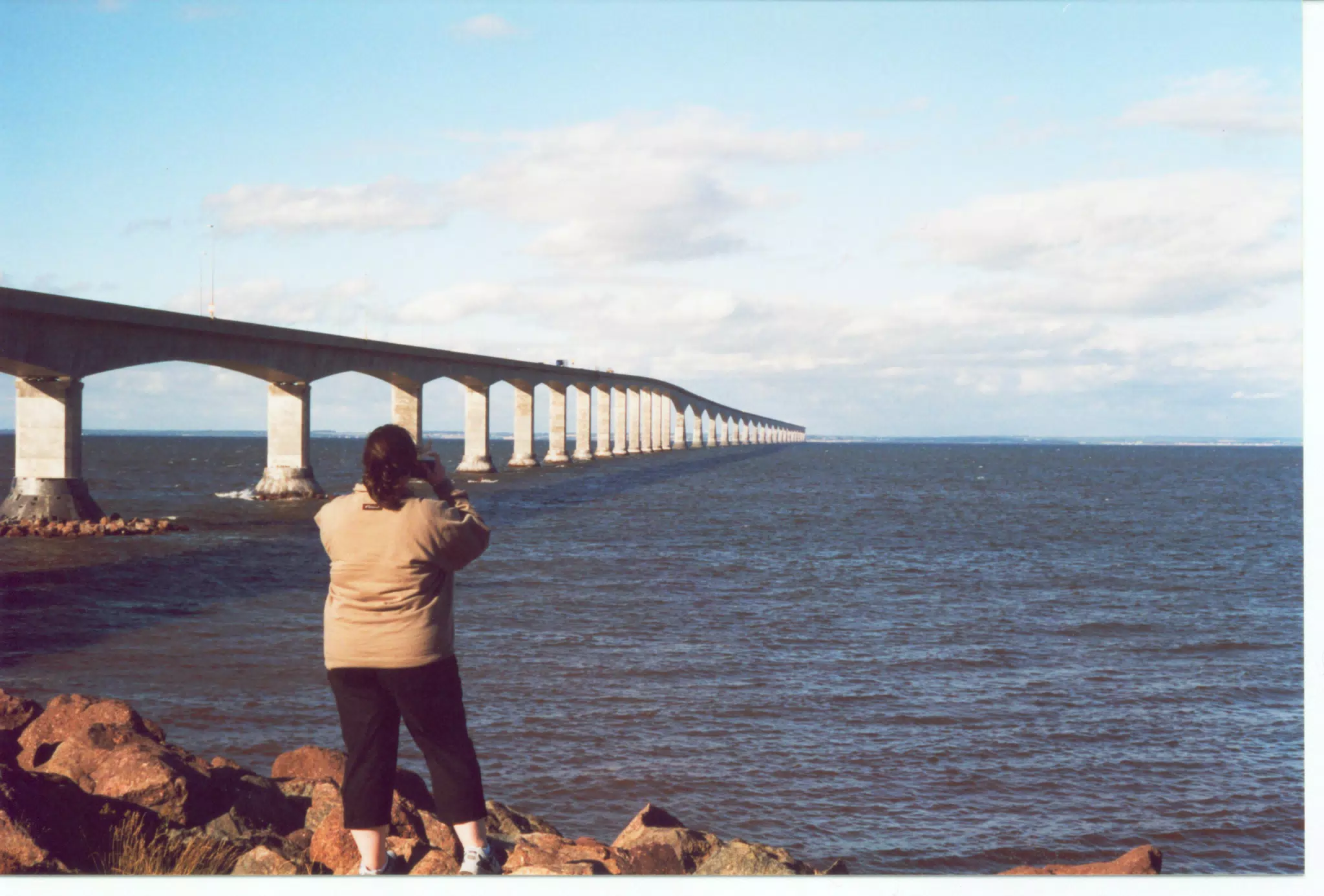 Dominica Miller at Confederation Bridge