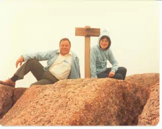 Thomas Alan Miller and Karen Miller on Mountain Top