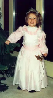 Sara Richardson Dressed as Princess