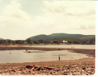 The Sand Bar at Bar Harbor, Maine
